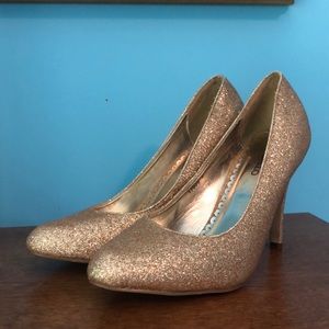 4 inch gold heels